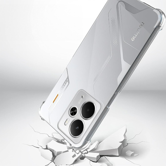 Чехол до Realme 14 5G / Realme 14T 5G, Dropproof, прозрачный