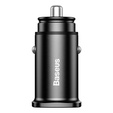 Baseus Автомобильное зарядное устройство  - 2XUSB QC 3.0 30W - Black