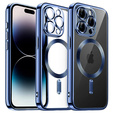 Чохол для iPhone 14 Pro Max, Electro MagSafe, м'яти + Скло на екран
