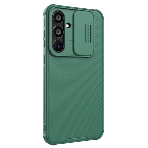 Чохол для Samsung Galaxy A55 5G, броньований Nillkin, CamShield Pro, зелений