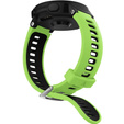 Силіконовий ремінець для Garmin Forerunner 22mm, Green/Black