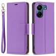 Откидной чехол для Samsung Galaxy A05s, Wallet Litchi Leather, синий