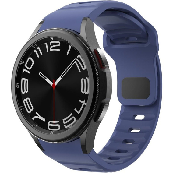 Силіконовий ремінець для Fitbit Inspire 3, Red Samsung Galaxy Watch 4 / 5 40/42/44/46/45MM PRO, Dark Blue / Red