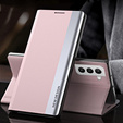 Чохол-книжка для Samsung Galaxy S22 5G, Side Magnetic, рожевий