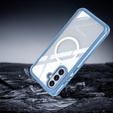 Чохол для Samsung Galaxy A36 / Samsung Galaxy A56, Shockproof, зі склом, для MagSafe, м'яти