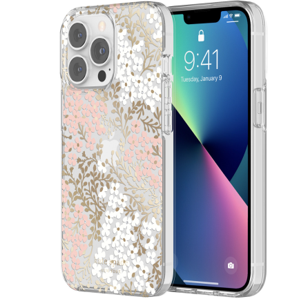 Чохол для iPhone 13 Pro, Kate Spade New York Hardshell, Multi Floral Blush