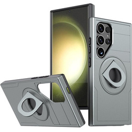 Чехол MagSafe для Samsung Galaxy S24 Ultra, Military Magnet, зелёный