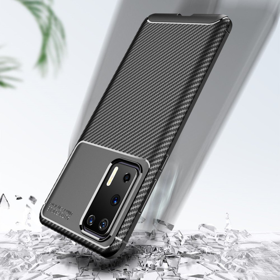 Чехол до Huawei P40, Carbon Gel, чёрный