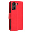 Откидной чехол для Xiaomi Redmi 13C / Poco C65, Card Slot, красный