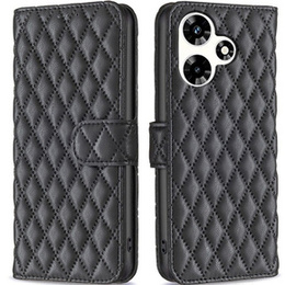 Откидной чехол для Infinix Hot 30, Wallet, BINFEN COLOR, чёрный