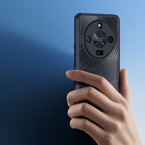 Чехол DuxDucis для Honor Magic 6 Lite 5G, Aimo case, прозрачный / черный