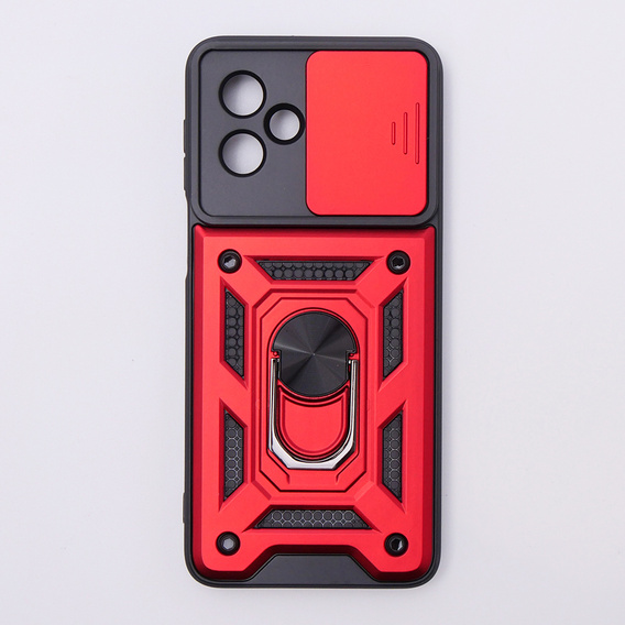 Чехол NOX Camera Slide Motorola Moto G54 5G, CamShield Slide, красный
