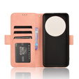 Футляр з клапаном для Xiaomi 14 Ultra, Card Slot, рожевий
