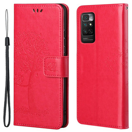 Чoхол Wallet до Xiaomi Redmi Note 11/11S, Owl Tree, Red