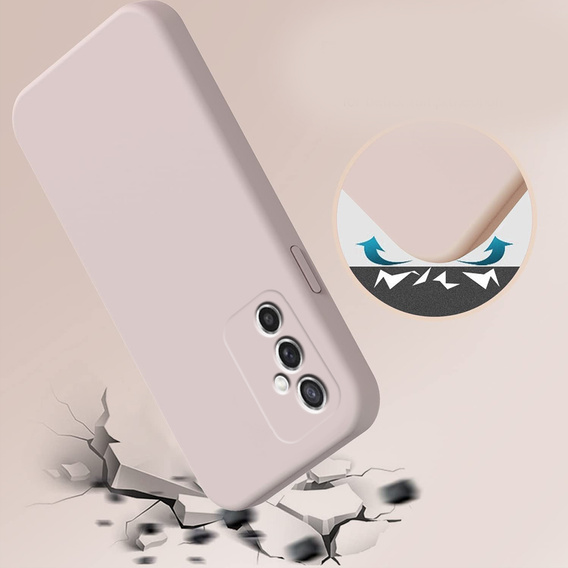 Чехол до Samsung Galaxy M52 5G, Silicone Lite, розовый