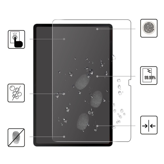 Загартоване скло для планшета Samsung Galaxy Tab S10 FE+ Plus
