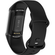 Резиновый браслет Softband для  Fitbit Charge 5 - Black