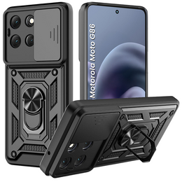 Чехол NOX Camera Slide Motorola Moto G86 5G, CamShield Slide, чёрный
