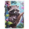 Чехол для Lenovo Tab M10 Plus TB-X606F, с откидной крышкой, raccoon