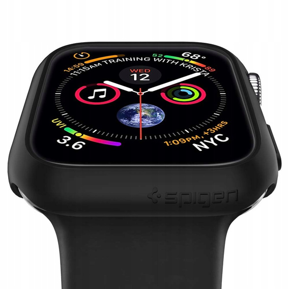 Чехол SPIGEN для Apple Watch 4/5/6/SE 44MM, Thin Fit, Black
