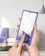Чoхол до Samsung Galaxy S22 Ultra, Suritch Full Body Marble, фіолетовий