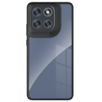 Чохол для Xiaomi Redmi 15 5G / 4G, із захистом камери, прозорий з чорними боковинами