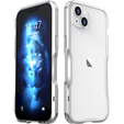 Чохол LUPHIE для iPhone 14 Plus, Armor Bumper, сріблястий