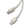 BASEUS Kaбель USB PD100W/QC3.0 Type-C 200cm - Red/Black