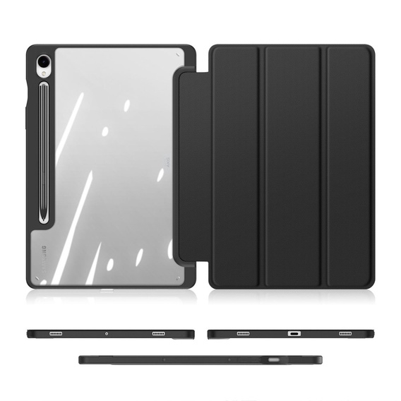 Чехол для Samsung Galaxy Tab S10 Lite / S10 FE / S9 FE, Dux Ducis TOBY, чёрный