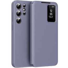 Флип-кейс для Samsung Galaxy S23 Ultra, Smart View Wallet, фиолетовый