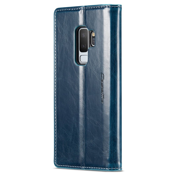 Флип-кейс CASEME для Samsung Galaxy S9+ Plus, Waxy Textured, синий