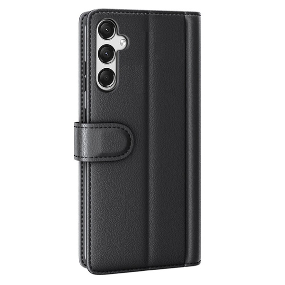 Флип-кейс для Samsung Galaxy A25 5G, Split Leather, чёрный