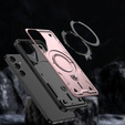 Чехол для Samsung Galaxy S24 FE, Military MagSafe, розовый
