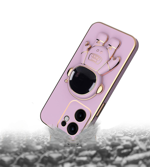 Чехол до Oppo Reno 13F / Oppo Reno 13FS, Astronaut, фиолетовый