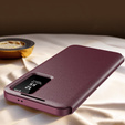 Флип-кейс для Samsung Galaxy S25 Ultra, Smart View Wallet, бордовый