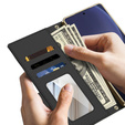 Флип-кейс для Samsung Galaxy S25 Ultra, GKK Mirror Wallet, чёрный