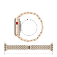 Металический браслет с чехлом для часов Apple Watch 4/5/6/SE 44mm, Gold