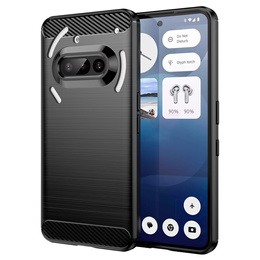 Чехол до Nothing Phone 3A, Carbon, чёрный