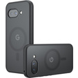 Чохол для Google Pixel 9A, для MagSafe, ERBORD Matt Case, чорний