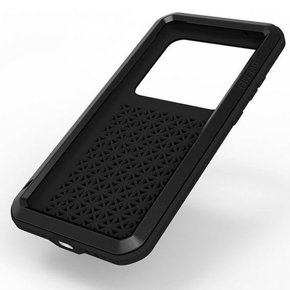 Чехол Love Mei до Samsung Galaxy S20 Ultra, armored with glass, чёрный