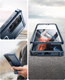Бронированный чехол для Samsung Galaxy S22 Ultra, Dexnor Full Body, темно-синий