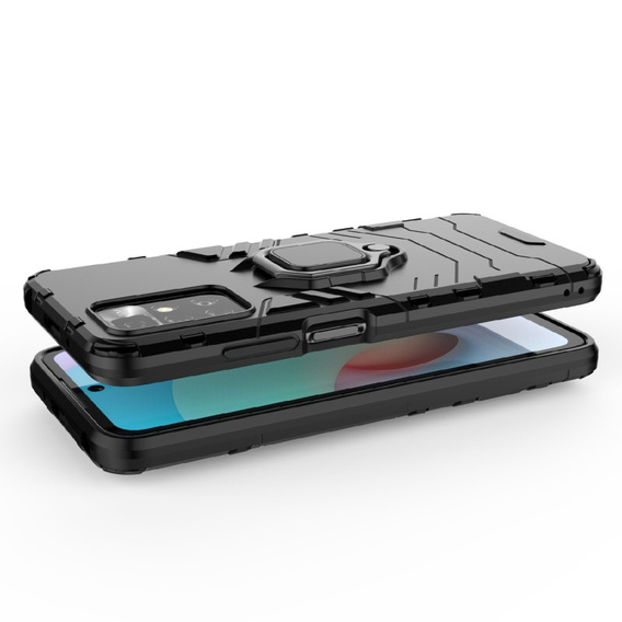 Чoхол до Xiaomi Redmi 10, Kickstand Ring, чорний