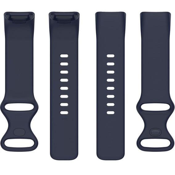 Резиновый браслет Softband для  Fitbit Charge 5 - Dark Blue