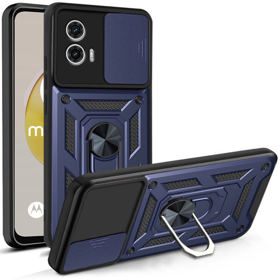Чохол NOX Camera Slide Motorola Moto G73 5G, CamShield Slide, синій