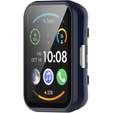 Силиконовый футляр со встроенным защитным стеклом до Huawei Watch Fit 2, Dark Blue