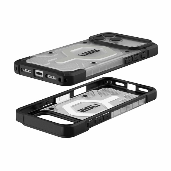Чохол Urban Armor Gear для iPhone 17 Pro Max, Pathfinder MagSafe, Ice/Silver