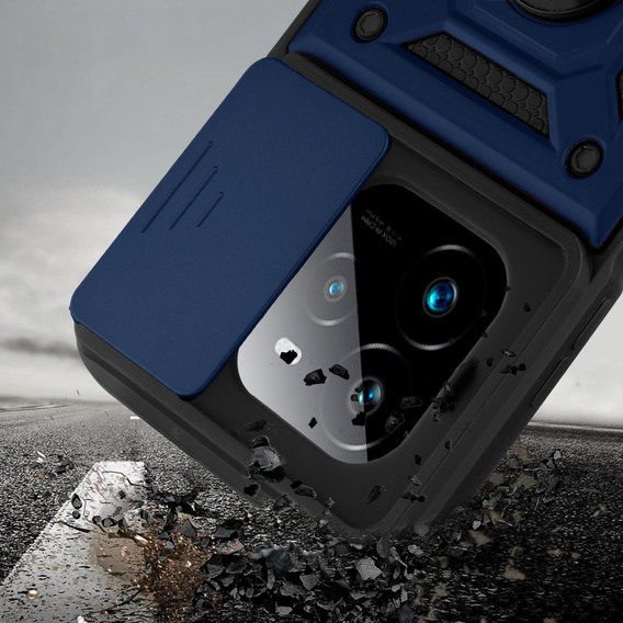 Чехол NOX Camera Slide Realme GT 7 Pro, CamShield Slide, синий