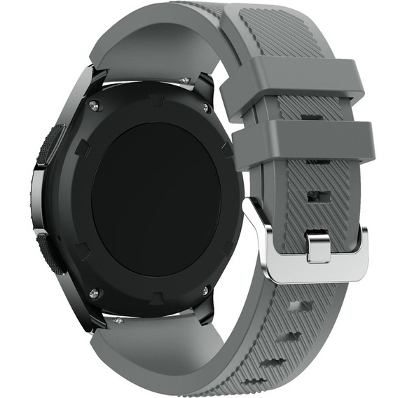 Силіконовий ремінець Twill Texture 22mm, Grey