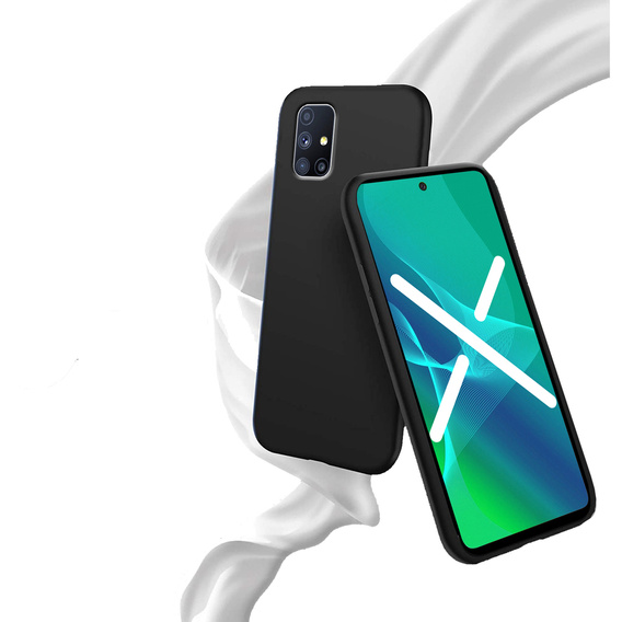 Тонкий чохол до Samsung Galaxy M51, Slim, чорний