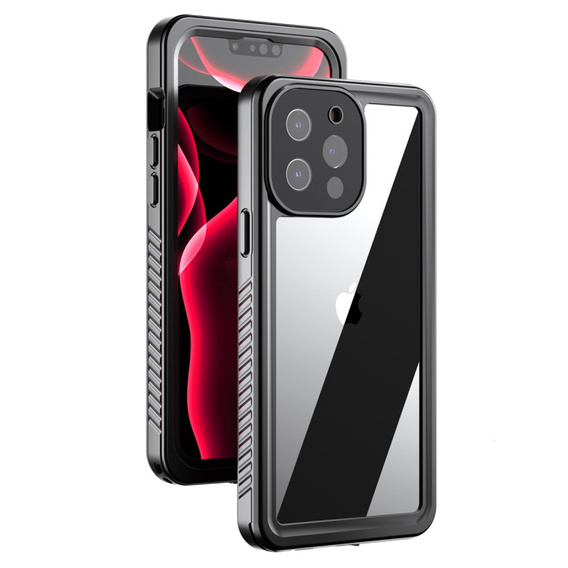 Водонепроницаемый чехол IP68 для iPhone 13 Pro Max, чёрный